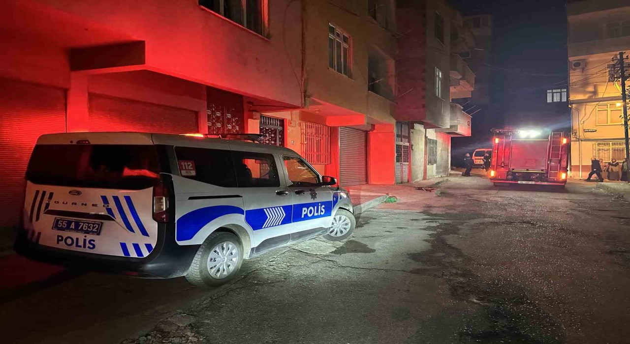 Samsunda baca yangını korkuttu