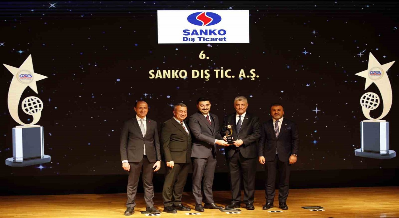 SANKO Dış Ticarete “ihracatın yıldızı” ödülü