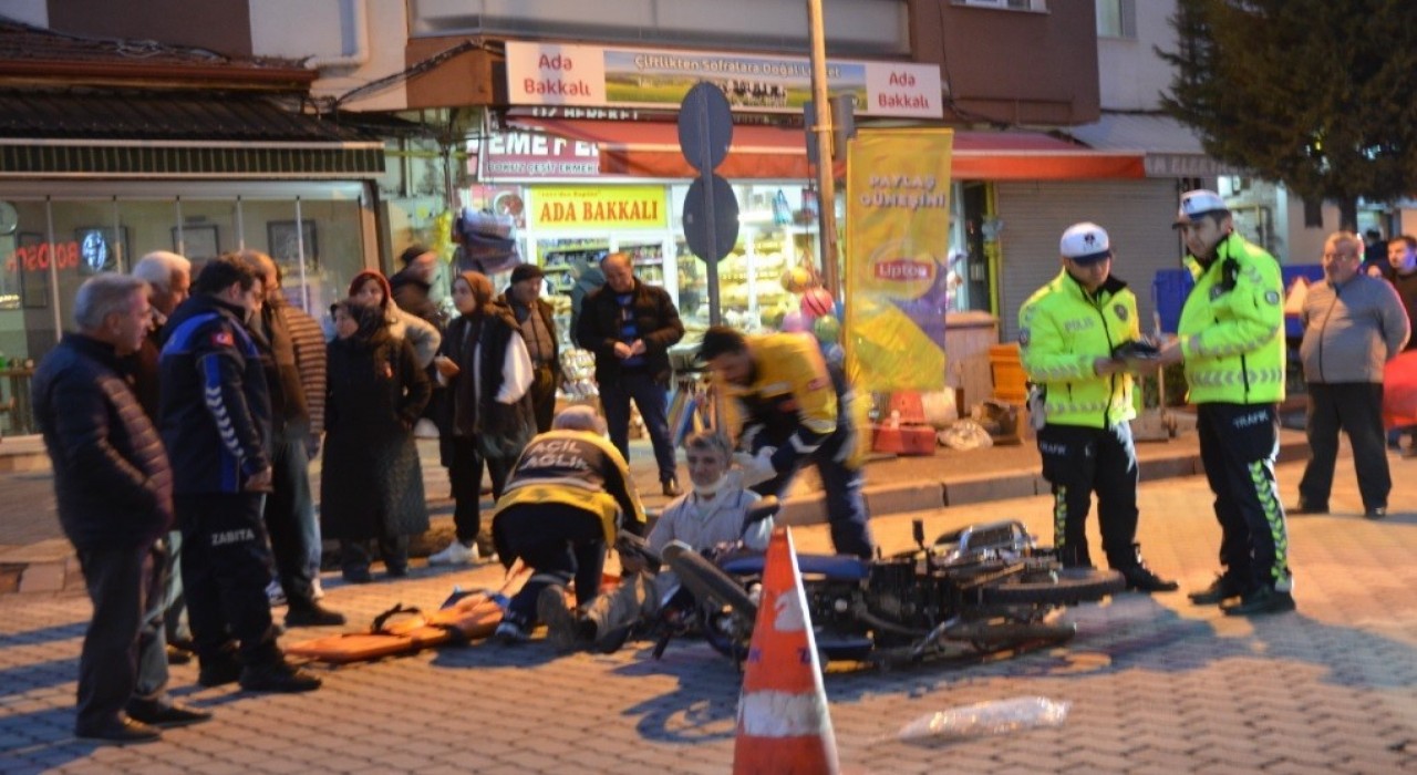 Tavşanlıda trafik kazası, 1 yaralı