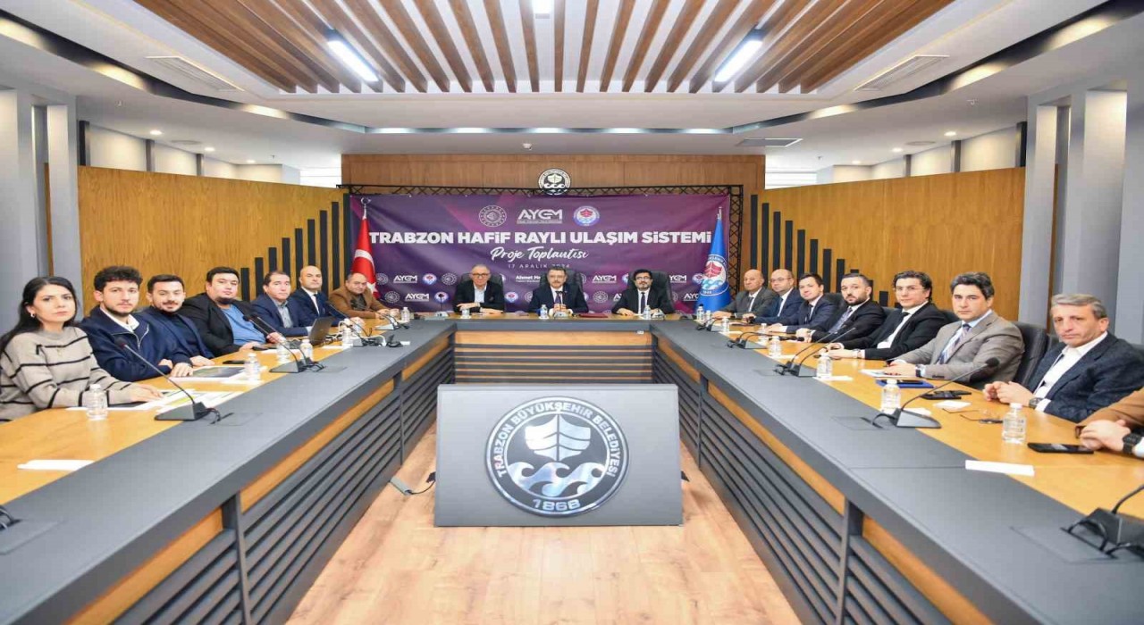 Trabzonda hafif raylı sistem için ‘Bismillah denildi