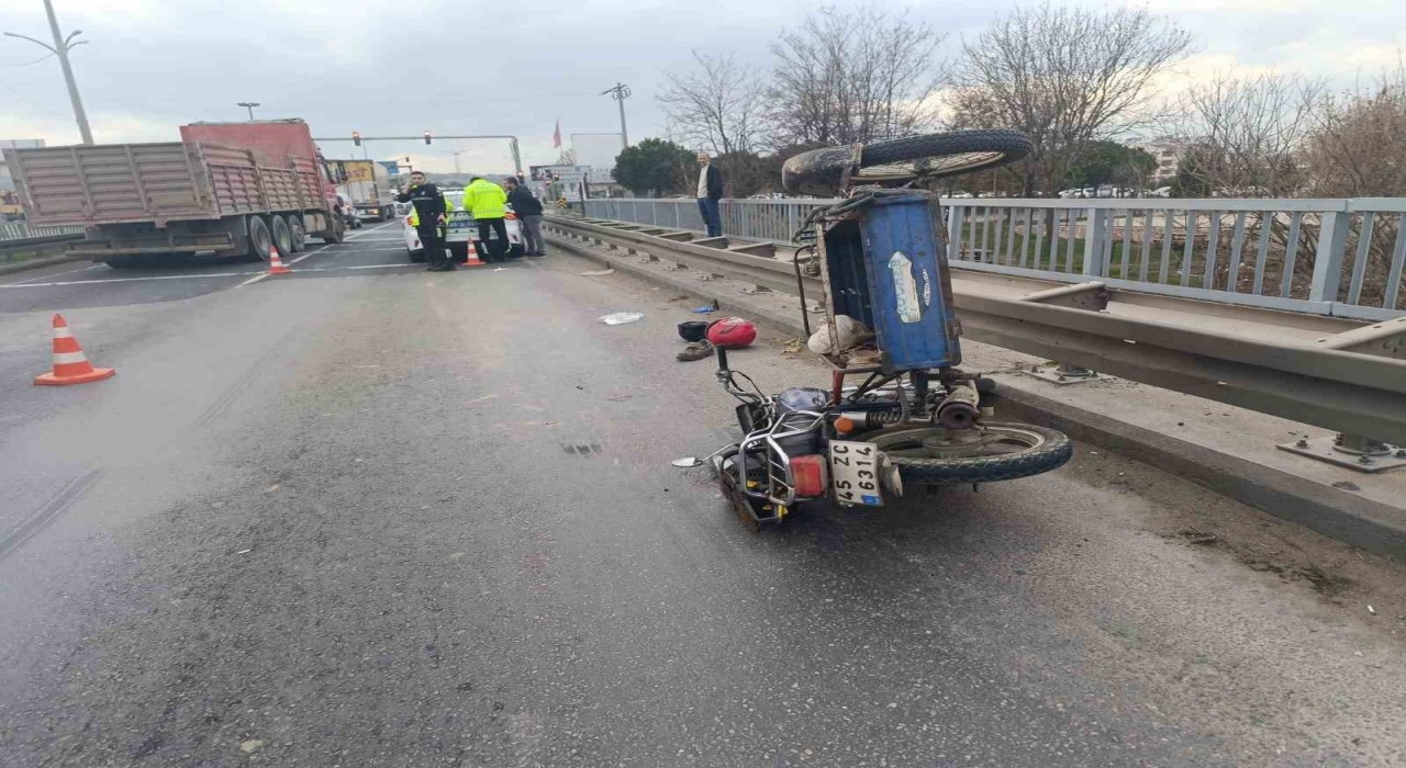 Turgutluda trafik kazası: 1 yaralı