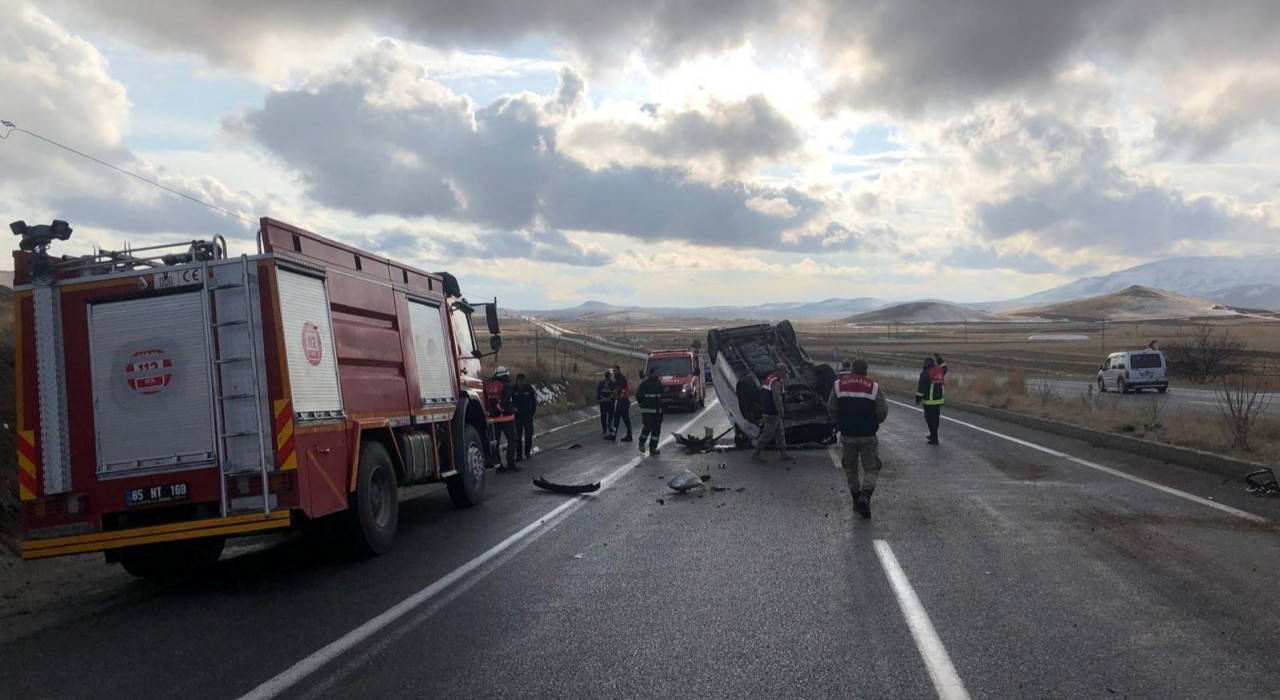 Vanda trafik kazası: 1 yaralı