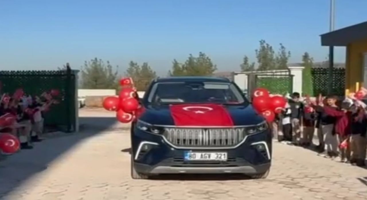 Yerli Malı Haftasında Öğrencilere TOGG Sürprizi