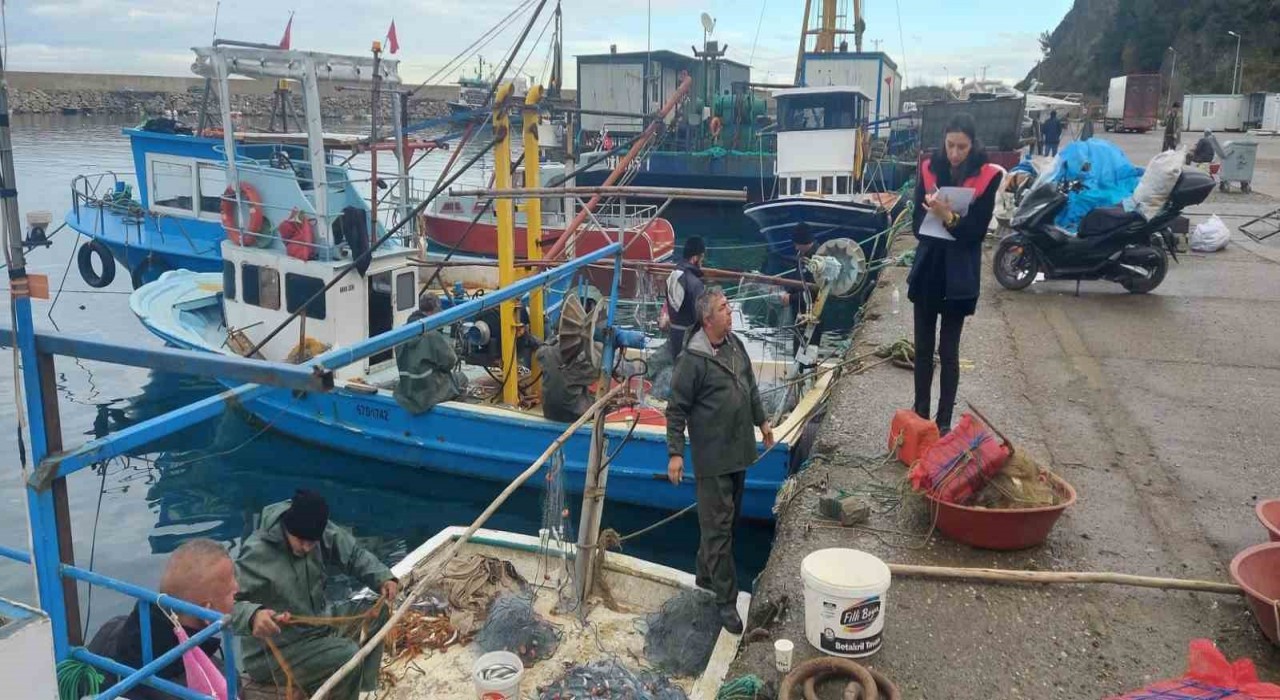 Zonguldak İl Tarım ve Orman Müdürlüğü ekipleri Kilimlide su ürünleri denetimi yaptı