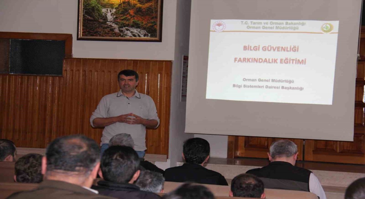 Zonguldak Orman Bölge Müdürlüğünde bilgi güvenliği ve farkındalık eğitimleri verildi