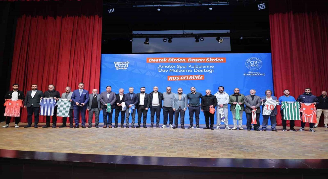 Arnavutköy Belediyesinden amatör spor kulüplerine büyük destek
