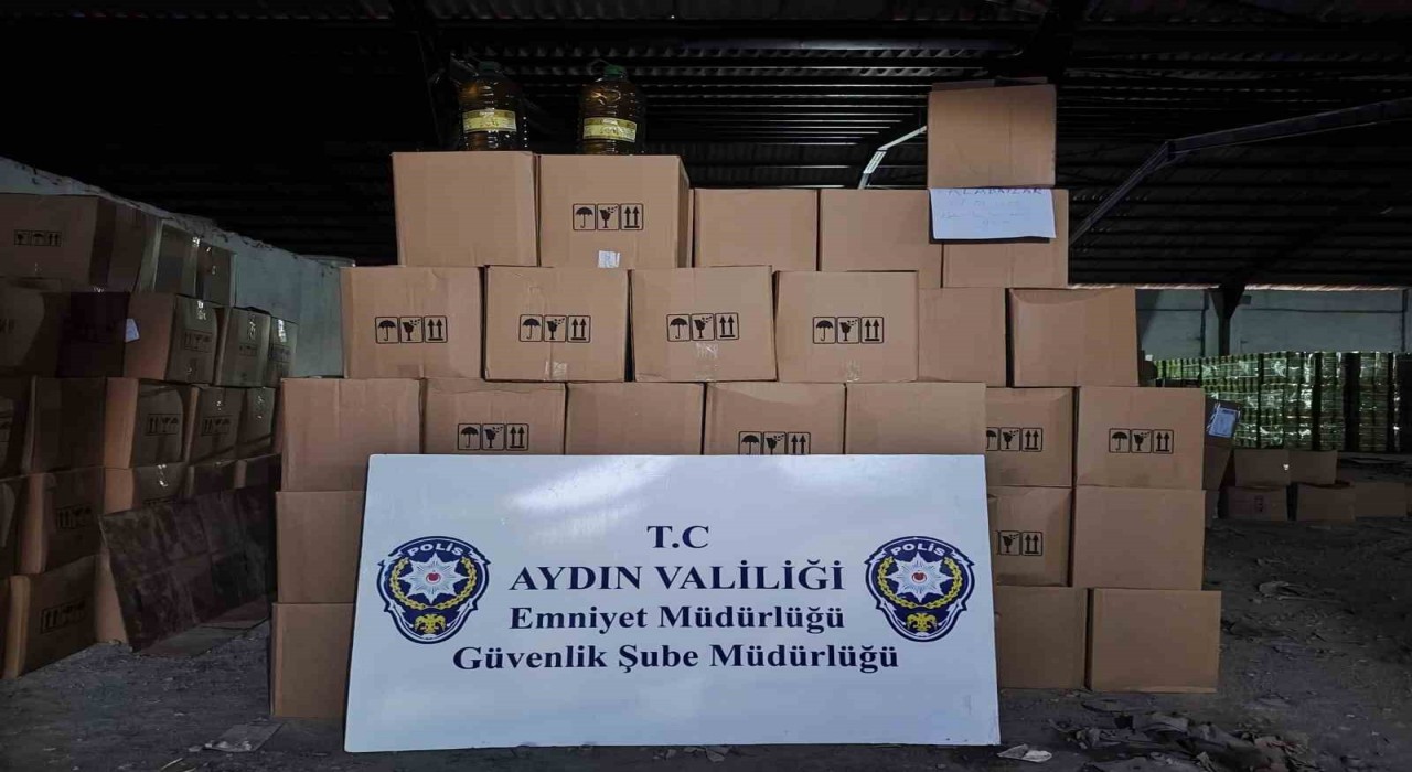 Aydında 2 bin 700 litre tağşiş yağ ele geçirildi