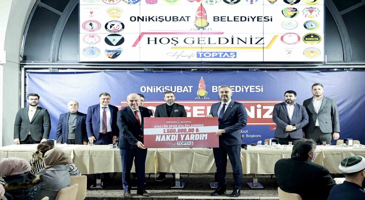 Başkan Toptaştan 48 spor kulübüne 1,5 milyon liralık dev destek