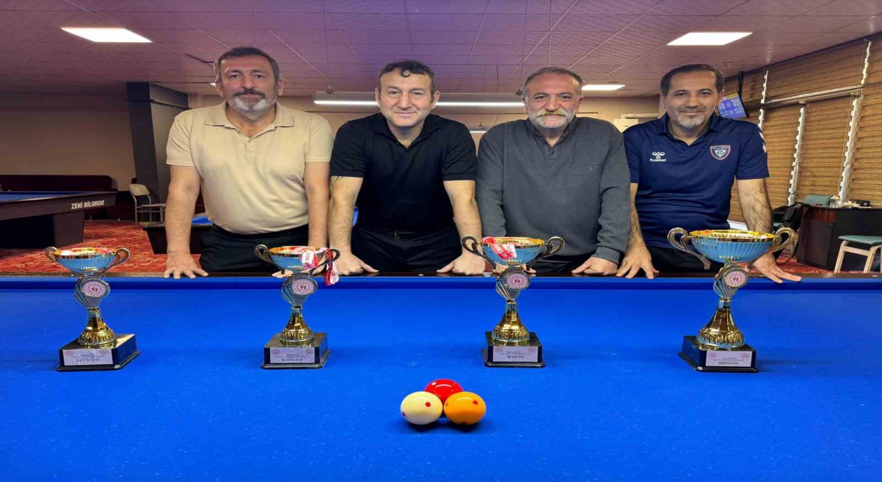 Bilardoda Baha Alptekin şampiyon oldu