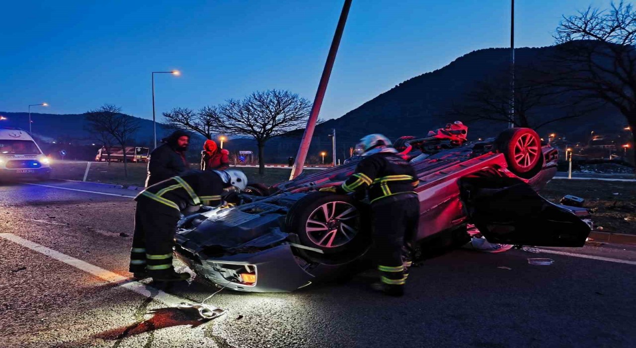 Bilecikte meydana gelen trafik kazasında 1 kişi yaralandı