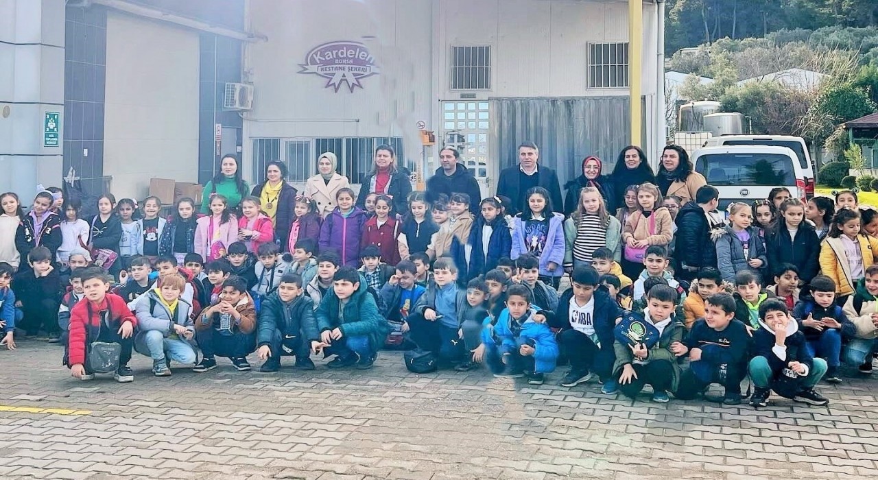 Bursanın tatlı lezzeti Kardelen öğrencileri tesislerinde ağırlıyor
