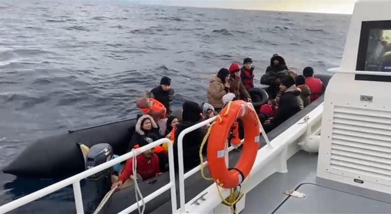 Çanakkalede 36 kaçak göçmen yakalandı