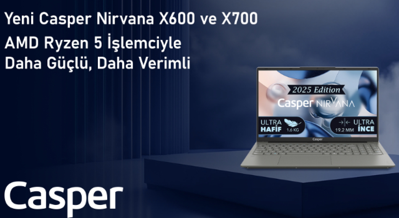Casper Nirvana X600 ve X700 Ryzen 5 ile Yenilendi