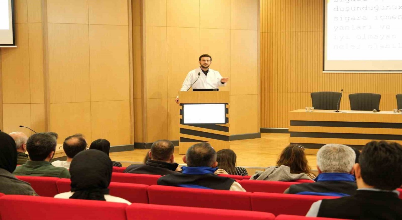 Çorum Belediyesi personeline sigaranın zararları anlatıldı