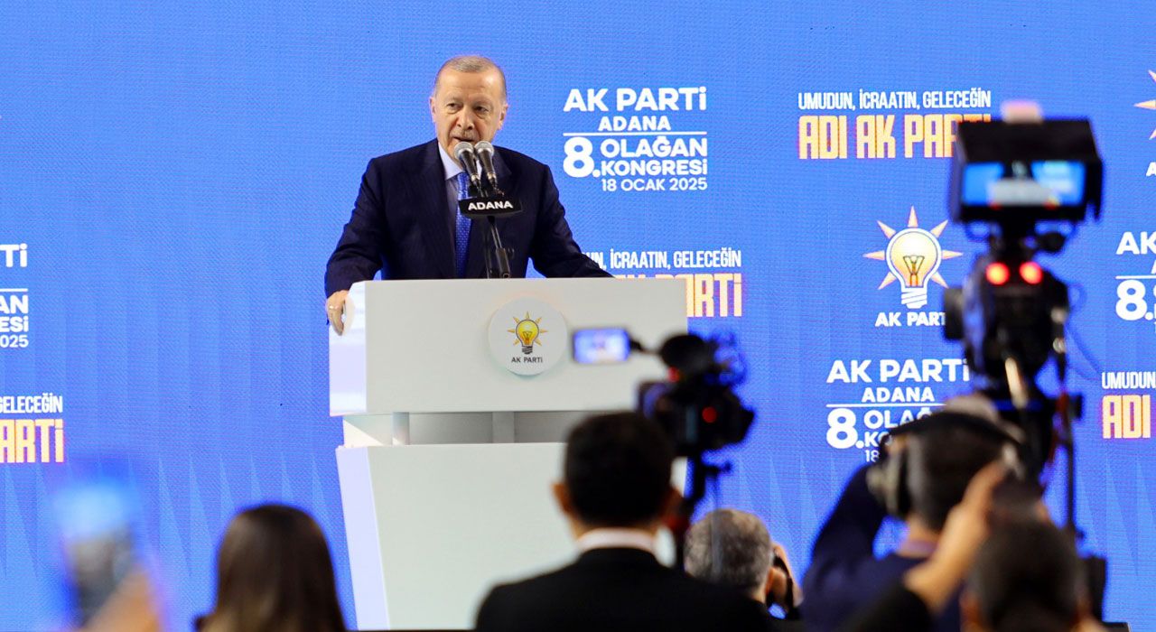 Cumhurbaşkanı Erdoğan, Adana’da Partisinin Kongresinde Konuştu