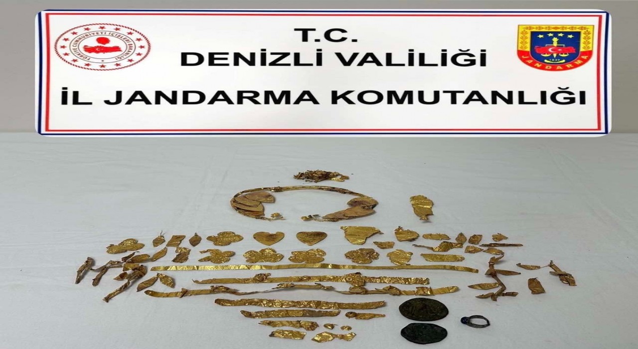 Denizlide Hellenistik döneme ait diadem ele geçirildi
