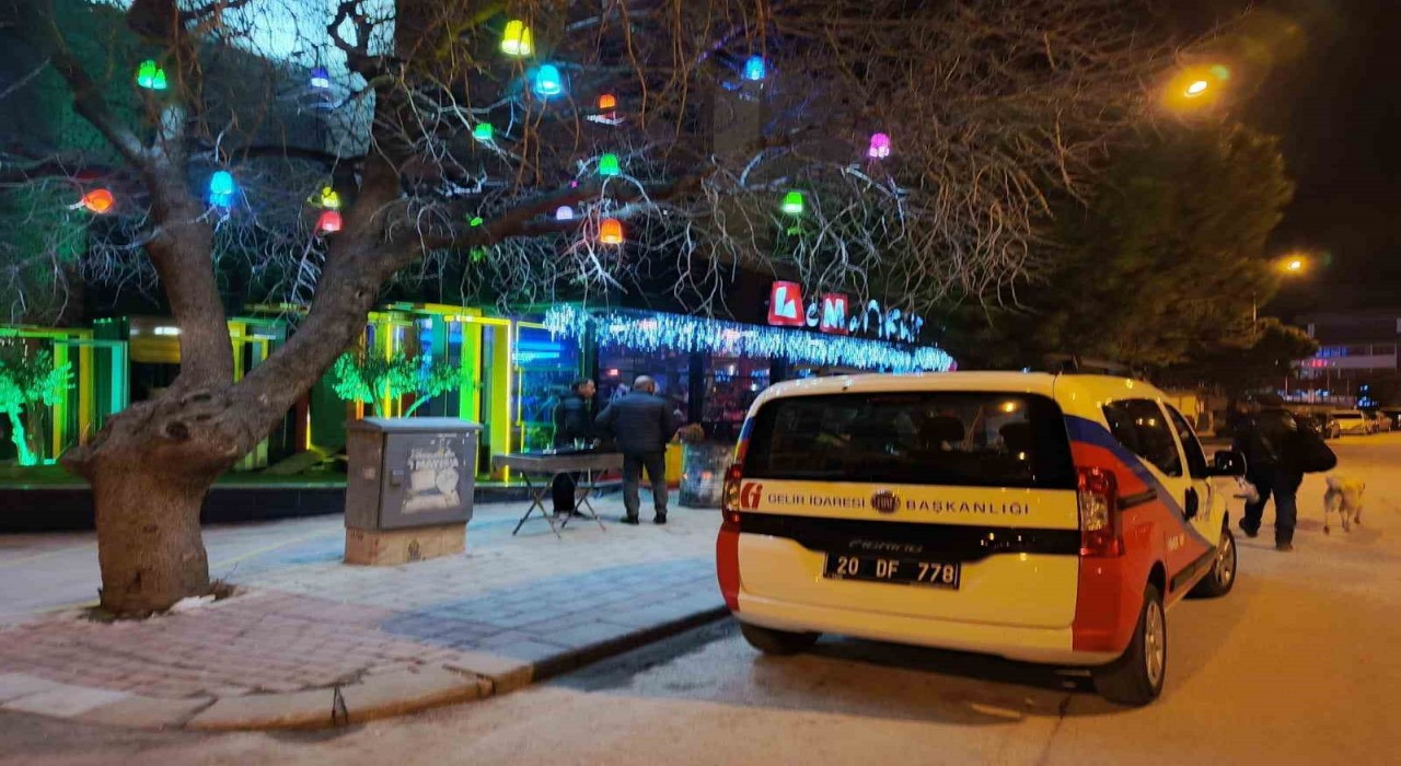 Denizlide yılbaşı gecesi vergi denetimi