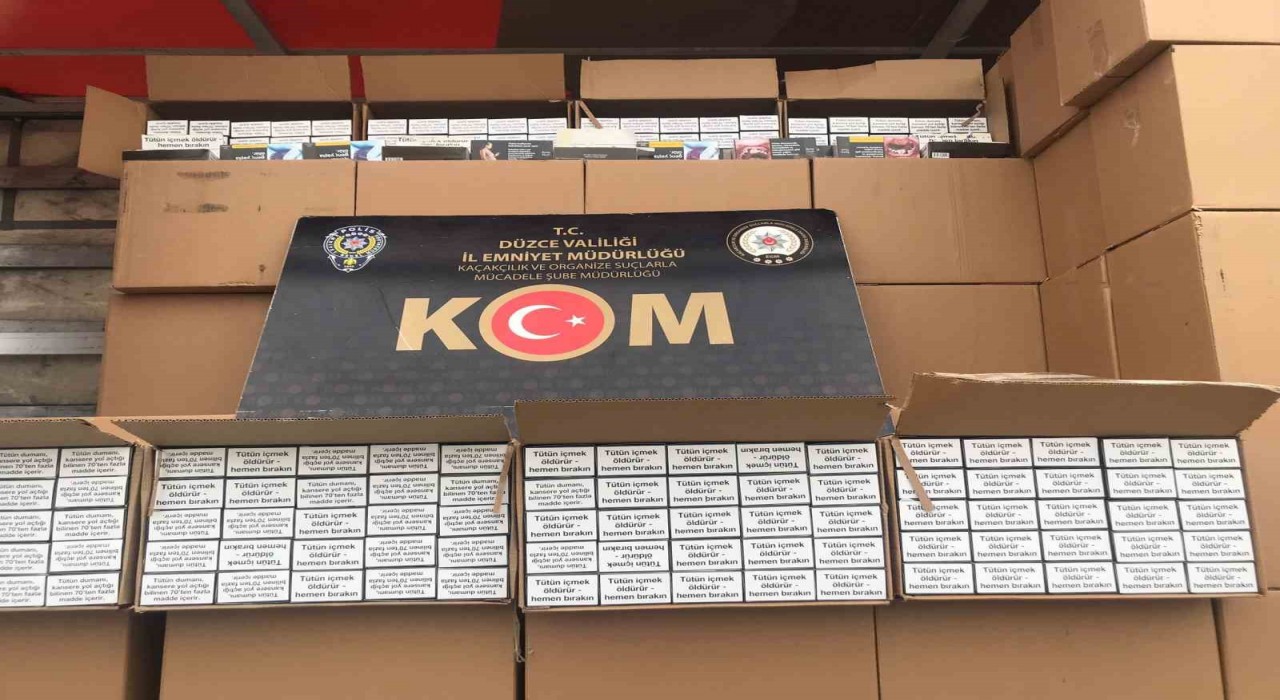Düzcede kaçakçılara göz açtırılmıyor