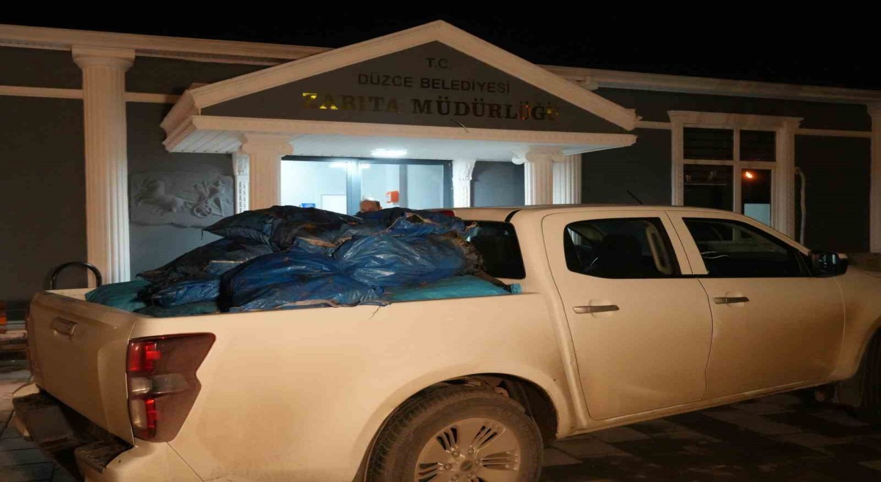 Düzcede zabıtadan kaçak kömür denetimi