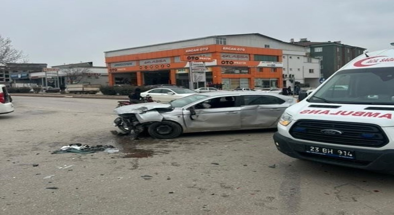 Elazığda trafik kazası: 1 yaralı