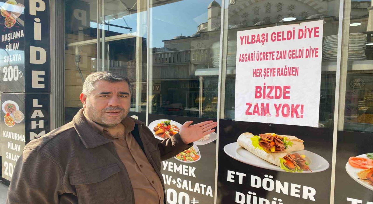Elazığdaki esnaftan hem zam hem de boykot örneği