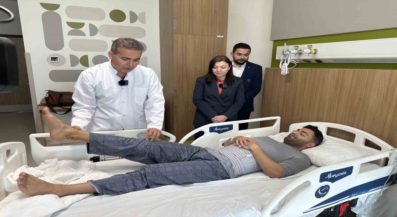 Endoskopik bel fıtığı ameliyatı sayesinde artık yürüyebiliyor