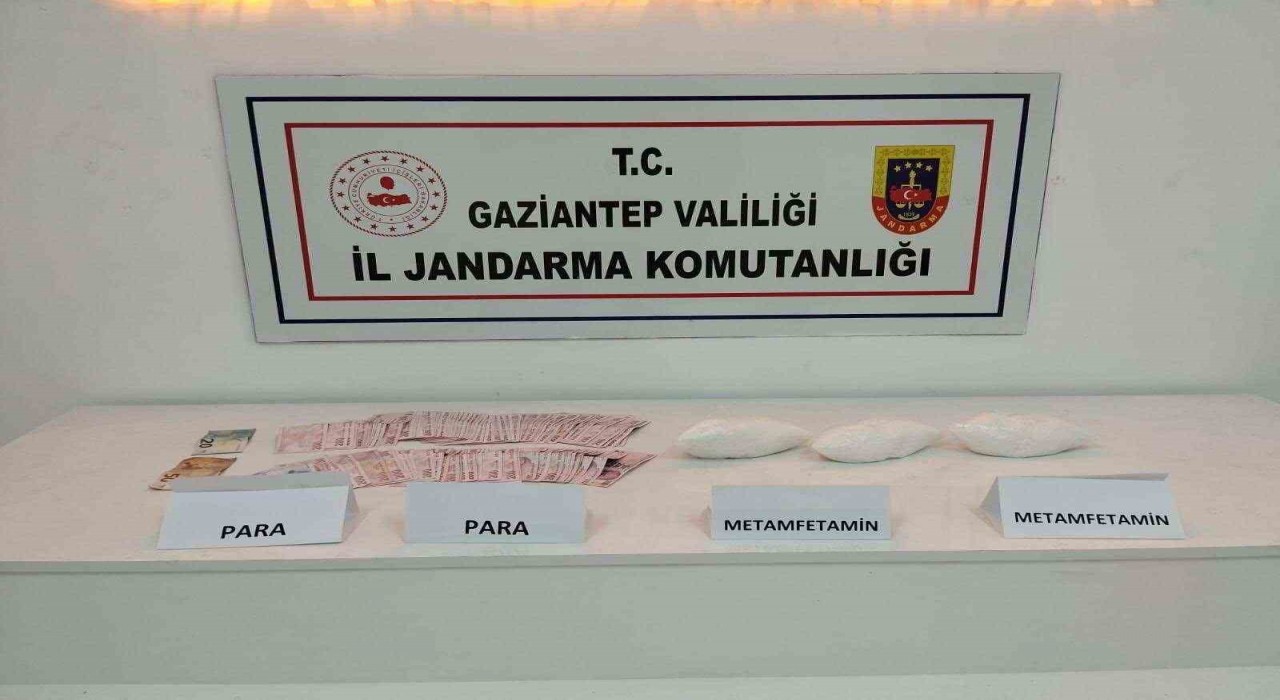 Gaziantepte 1,5 kilo metamfetamin ele geçirildi
