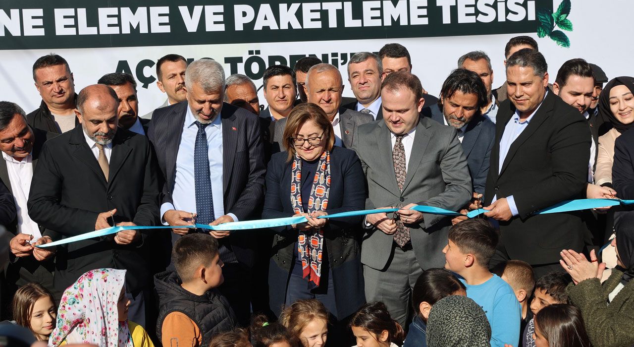 Gaziantep’te Nane Eleme ve Paketleme Tesisi Törenle Açıldı
