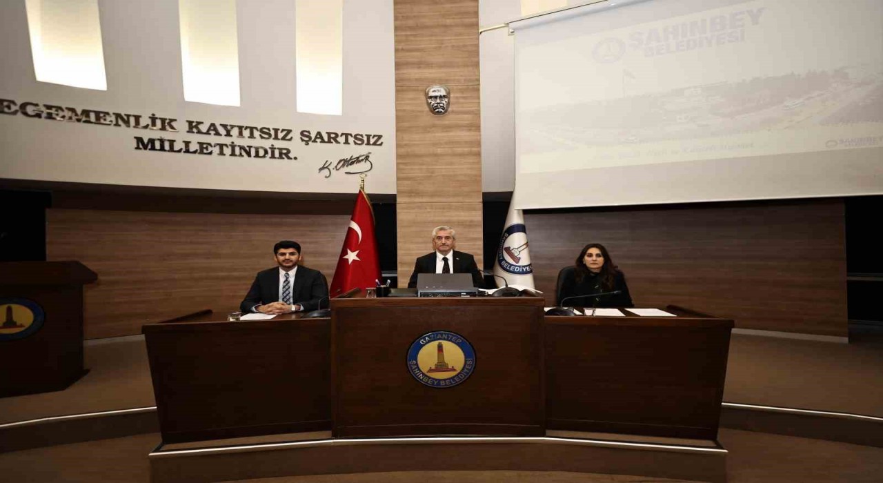 Gaziantepte yeni yılın ilk meclis toplantısı yapıldı