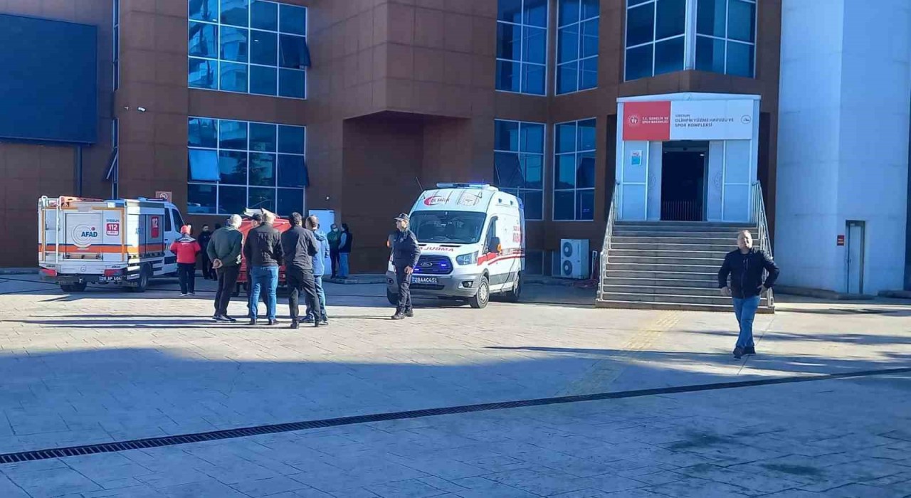 Giresun Olimpik Yüzme Havuzu ve Spor Salonunda 17si öğrenci 21 kişi zehirlendi