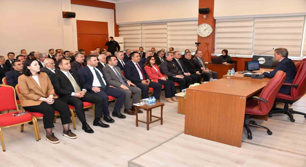 Gümüşhanede yılın ilk İl Koordinasyon Kurulu toplantısı yapıldı