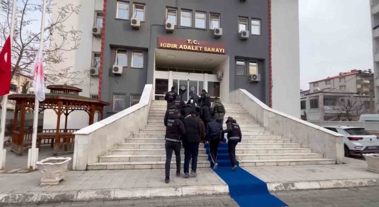 Iğdırda uyuşturucu ticareti operasyonu: 8 kişi tutuklandı