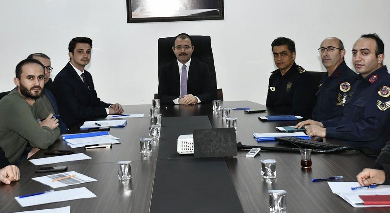 İlçede Asayiş ve Güvenlik Toplantısı Yapıldı