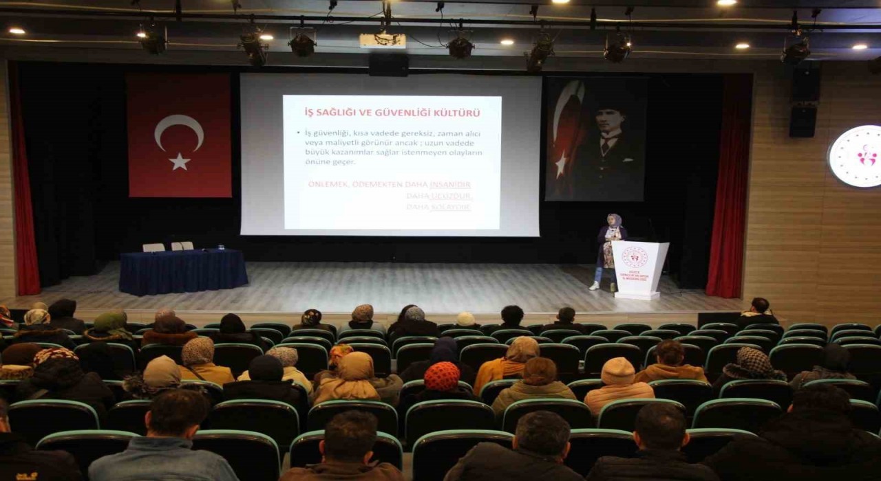 İş güvenliği ve ergonomi eğitimi verildi