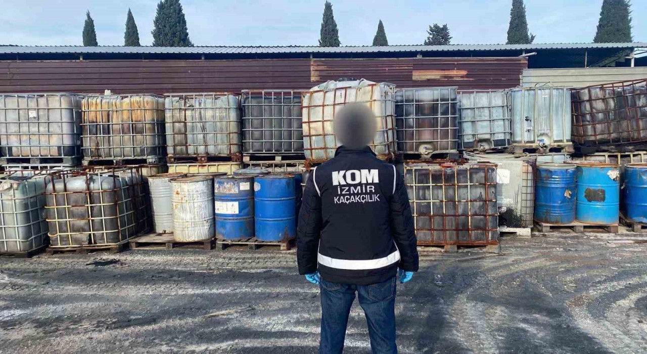 İzmirde kaçak akaryakıt operasyonu