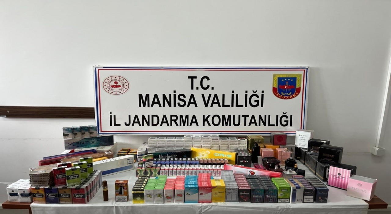 Jandarma gümrük kaçağı sigara ve parfüm ele geçirdi