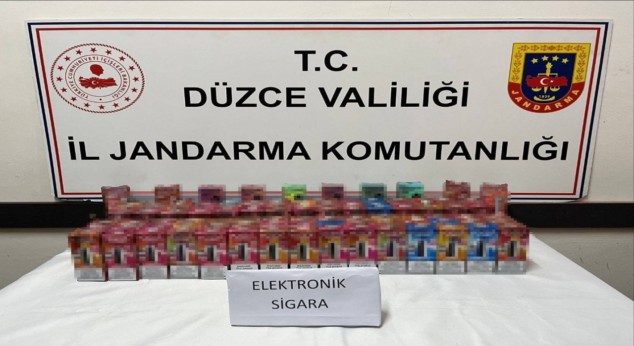 Jandarmadan kaçak elektronik sigara operasyonu
