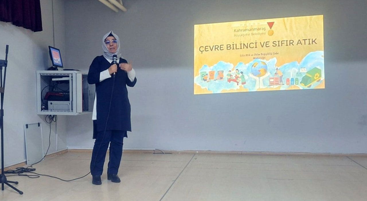 Kahramanmaraş Büyükşehir Belediyesi’nden Çevre Bilinci Seminerleri