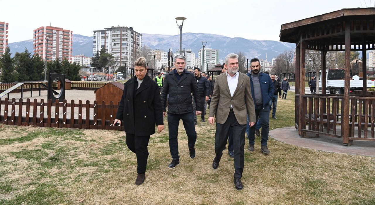 Kahramanmaraş’ta Aliya İzzetbegoviç Millet Bahçesi Yenileniyor