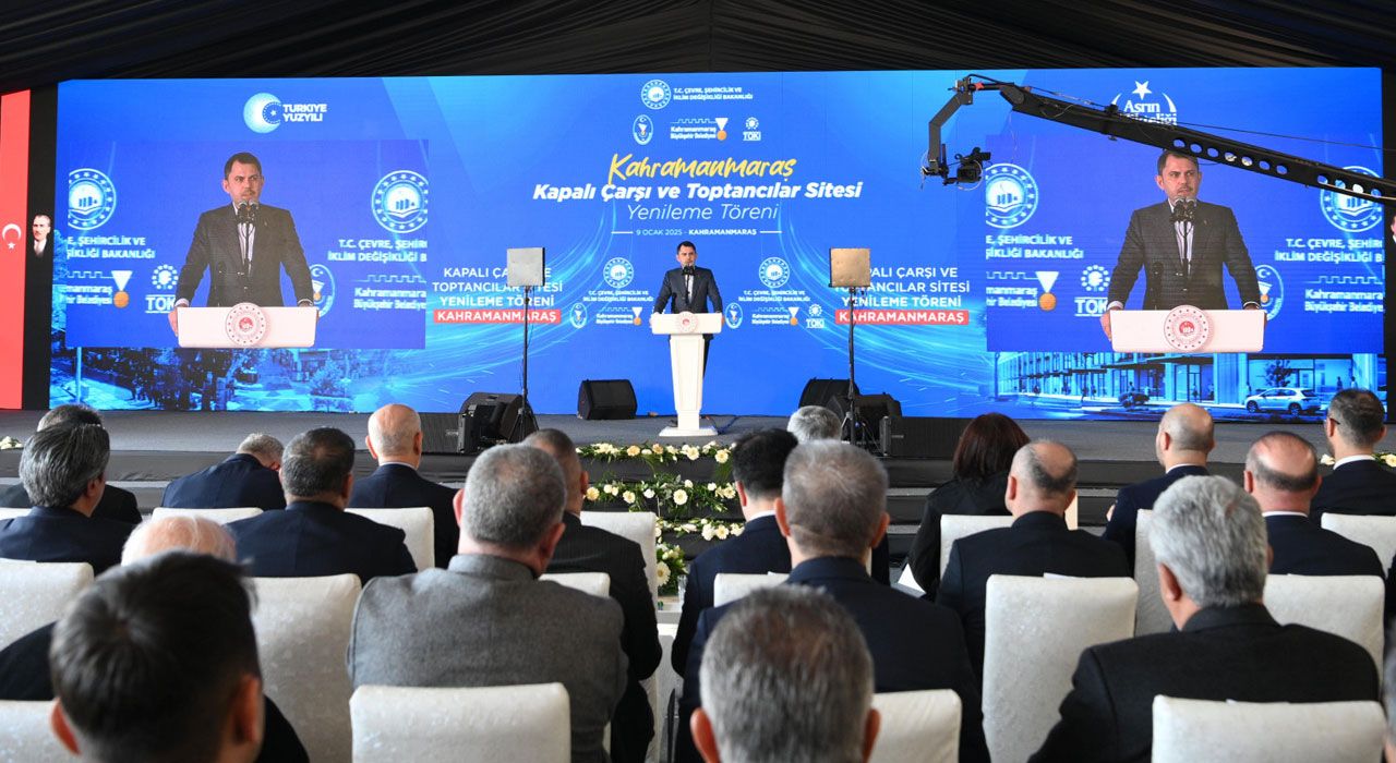 Kahramanmaraş’ta Toptancılar Sitesinin Temelleri Atıldı