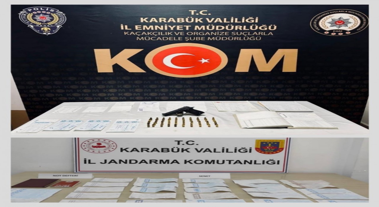 Karabükte tefecilik operasyonu: 2 tutuklama