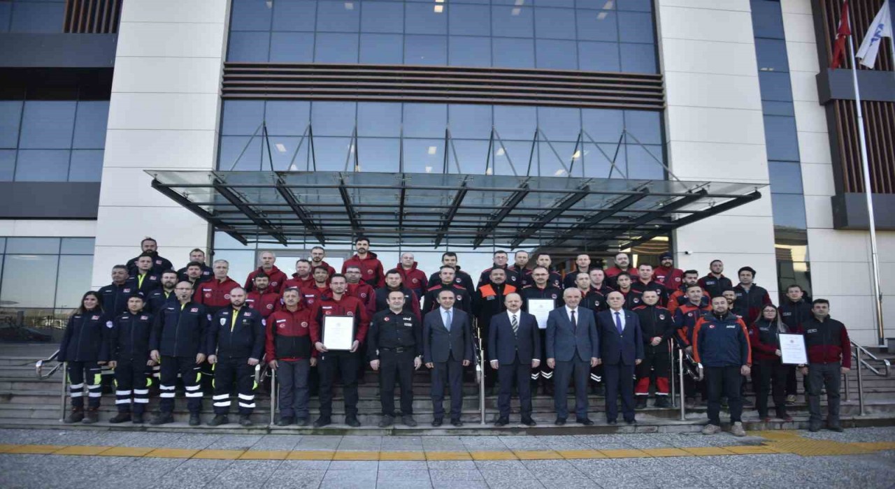 Kastamonuda 5 arama ve kurtarma ekibi akredite oldu