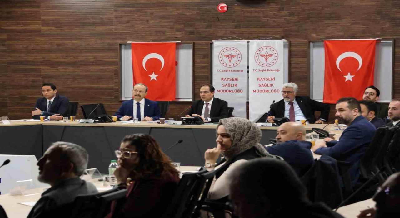 Kayseride 2024 yılı sağlık hizmetleri masaya yatırıldı