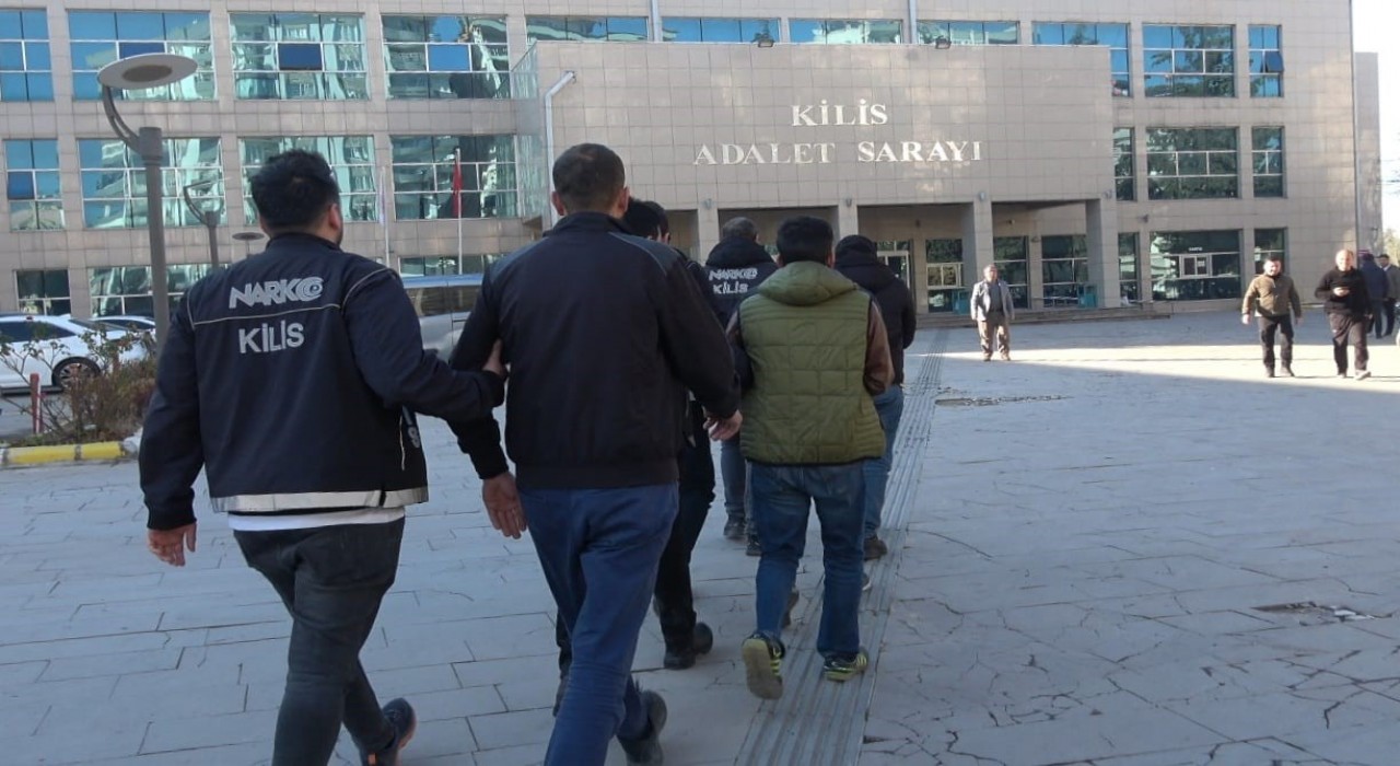 Kiliste uyuşturucu operasyonunda 5 şahıs tutuklandı