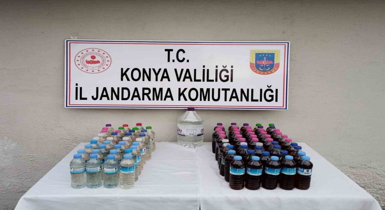 Konyada sahte içki operasyonu