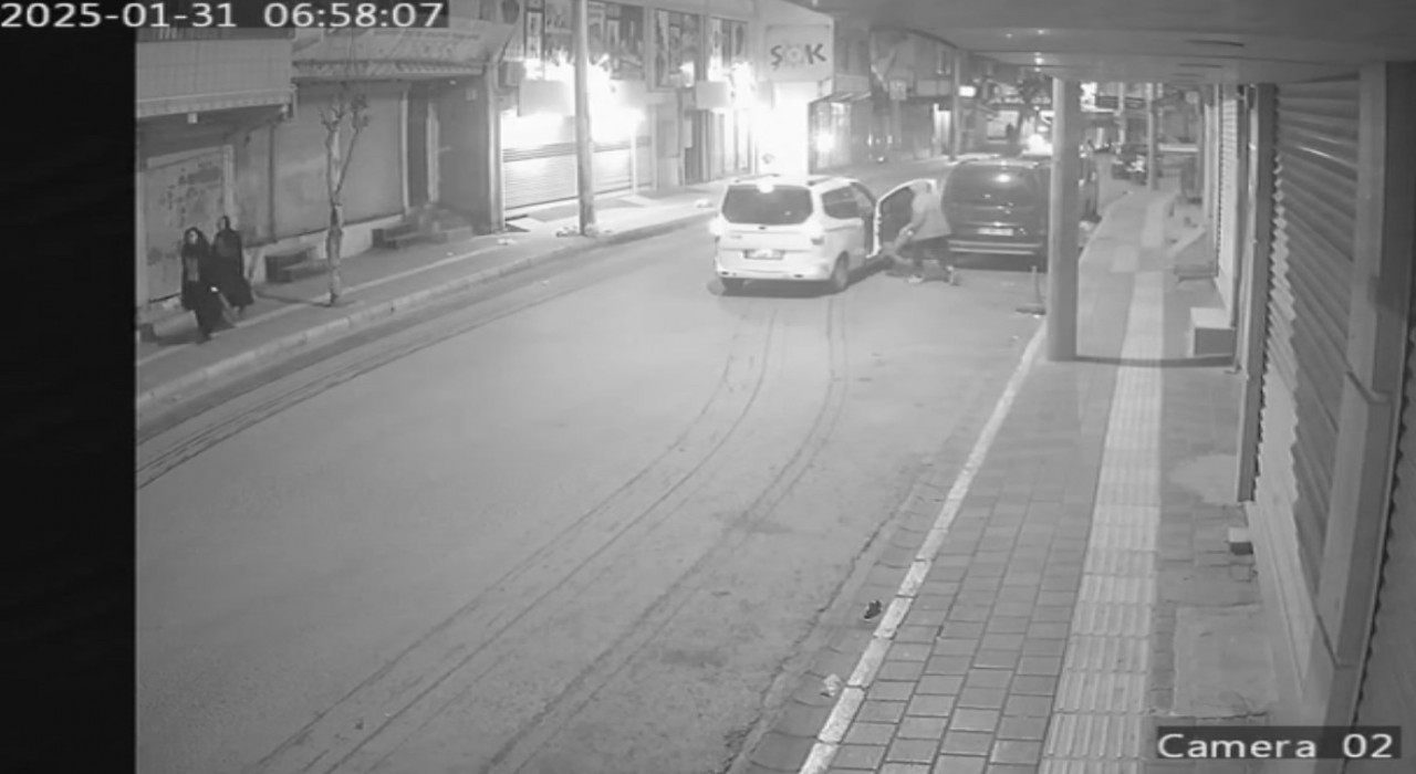 Mardinde duba hırsızlığı kameraya yansıdı