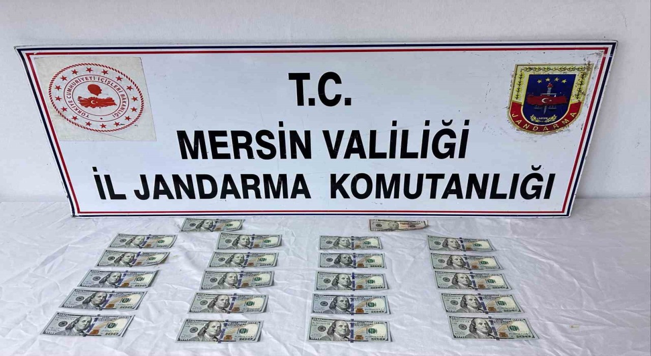 Mersinde sahte dolarlar ele geçirildi