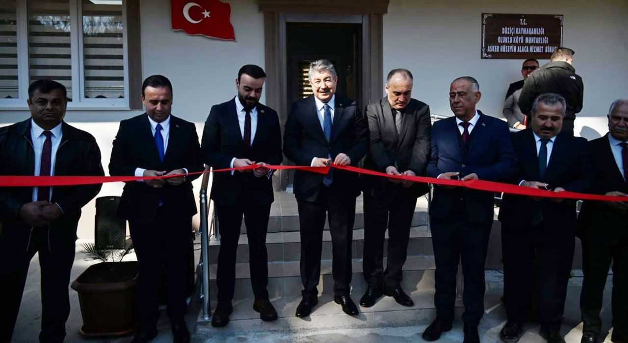 Oluklu Köyü Hizmet Binası’nın Açılışı Gerçekleştirildi