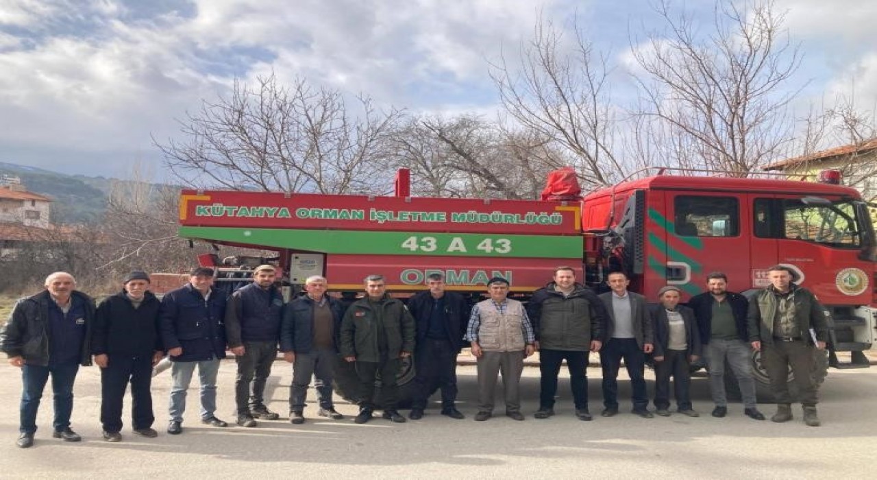 Orman yangınlarına karşı köy eğitimleri devam ediyor