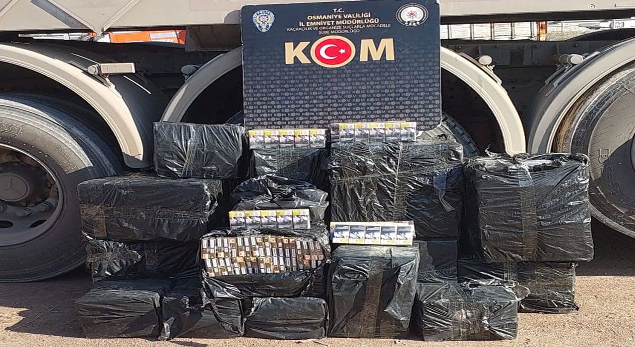 Osmaniye Emniyeti Kaçak Sigara Operasyonu Düzenledi